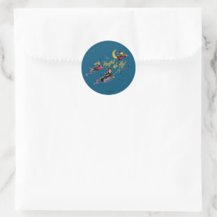 Sticker Rond La fête d'Halloween de Disney