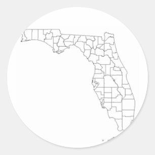 Sticker Rond La Floride