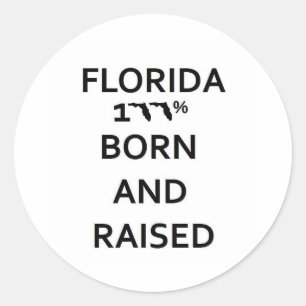 Sticker Rond La Floride 100% soutenue et augmentée