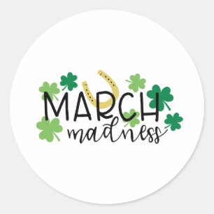 Sticker Rond La folie de mars