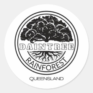 Sticker Rond La forêt tropicale de Daintree