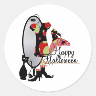 Sticker Rond La garde-robe de la sorcière