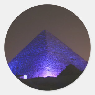 Sticker Rond La Grande Pyramide