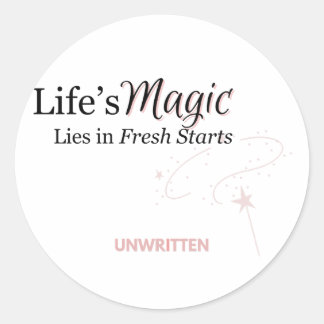 Sticker Rond La magie de la vie