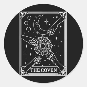 Sticker Rond La mariée de la coven Bach Crew mariage gothique