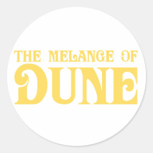Sticker Rond La mélange de dune