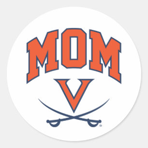 Sticker Rond La mère de Virginia Cavalier