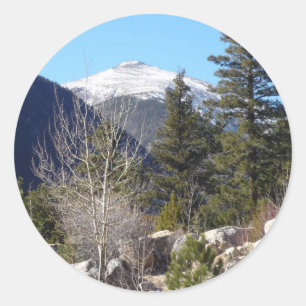 Sticker Rond La montagne du Colorado