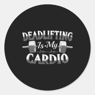 Sticker Rond La musculation Powerlifting Le soulevé de terre es