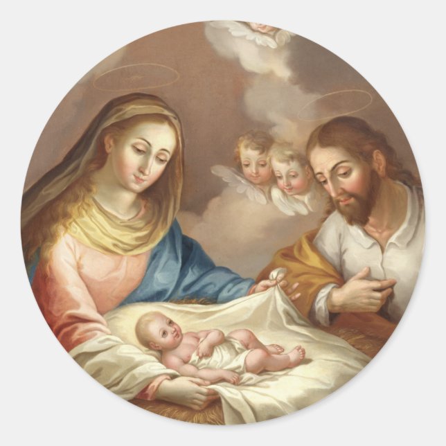 Sticker Rond La Natividad (Devant)