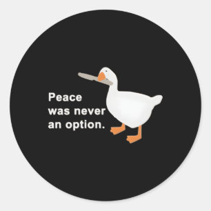 Sticker Rond La Paix