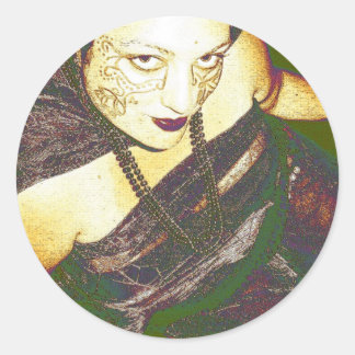 Sticker Rond La persuasion d'Inanna