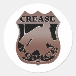 Sticker Rond La police de gardien de but d'hockey Badge