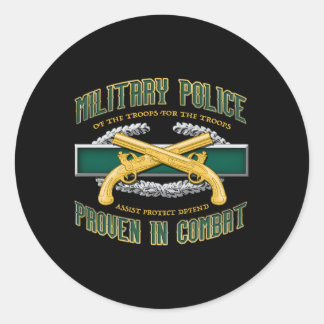 Sticker Rond La Police Militaire A Fait Ses Preuves De Combat