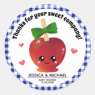 Sticker Rond La pomme de nos yeux