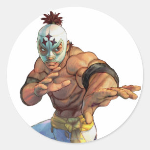 Sticker Rond La position de prêt d'El Fuerte