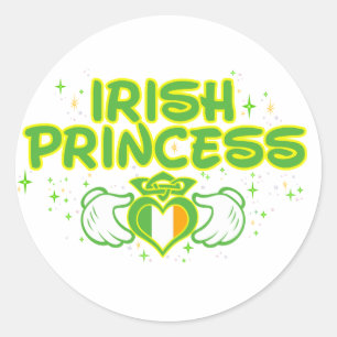 Sticker Rond La princesse irlandaise