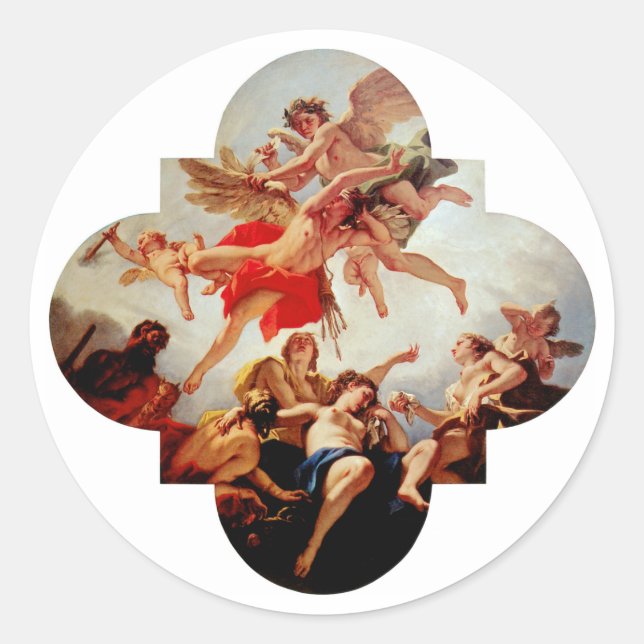 Sticker Rond La punition de l'amour (Devant)