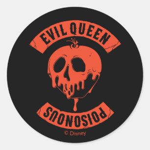 Sticker Rond La Reine du Mal Pisoneux