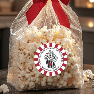 Sticker Rond La Saint-Valentin Moderne qui éclate