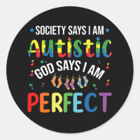 La société dit que je suis autiste, Dieu dit que j