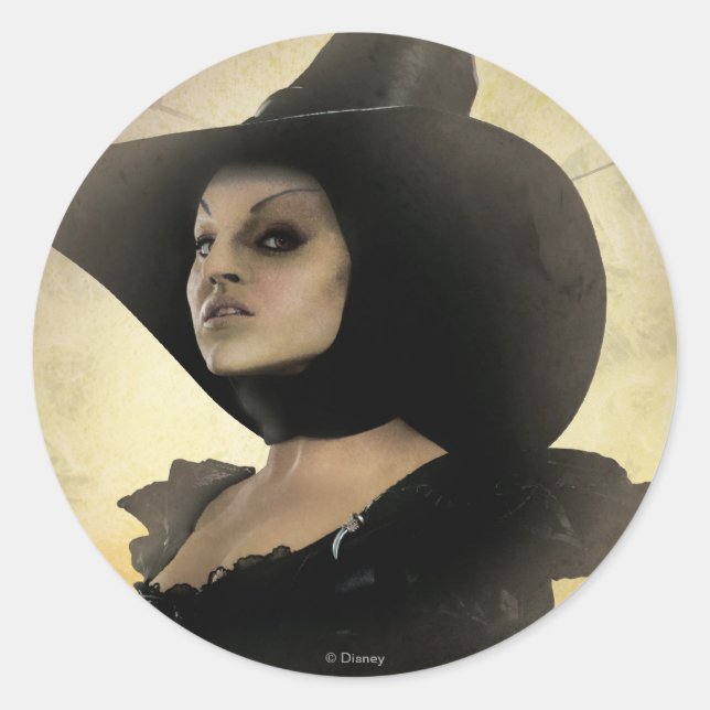 Sticker Rond La sorcière méchante de l'Occident 1 (Devant)