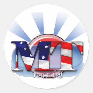 STICKER ROND LA TA AUX ETATS-UNIS - TECHNOLOGUE MÉDICAL