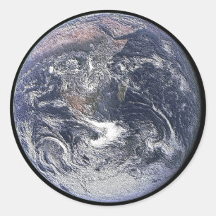 Sticker Rond La Terre depuis l'espace