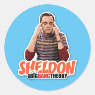 Sticker Rond La théorie du Big Bang   Sheldon