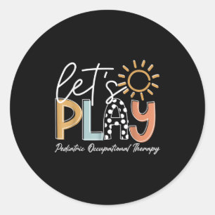 Sticker Rond La Thérapie Professionnelle Est Ma Drôle Confiture