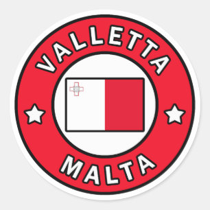 Sticker Rond La Valette Malte