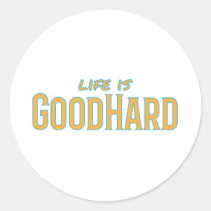 Sticker Rond La vie est bonne