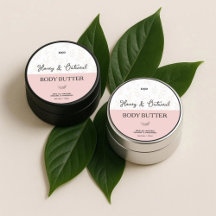 Label de soins de peau pour produits corporels bio