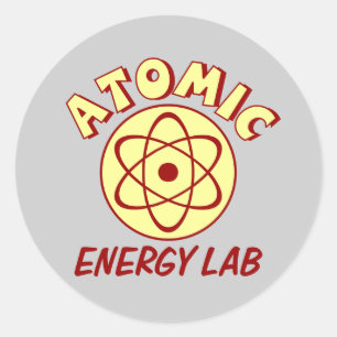 Sticker Rond Laboratoire de l'énergie atomique