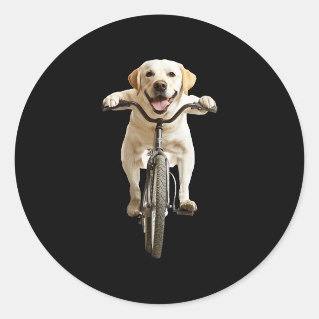 Sticker Rond Labrador Retriever    (Devant)
