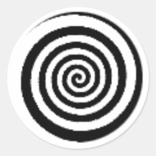 Sticker Rond labyrinthe circulaire