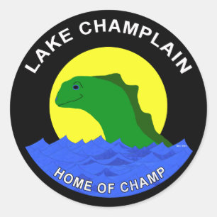 Sticker Rond Lac Champlain