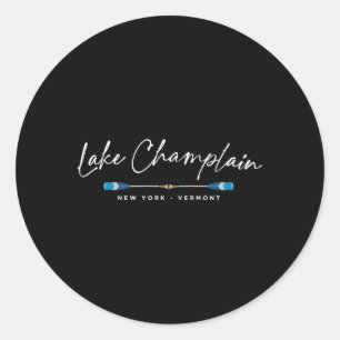 Sticker Rond Lac Champlain Oars