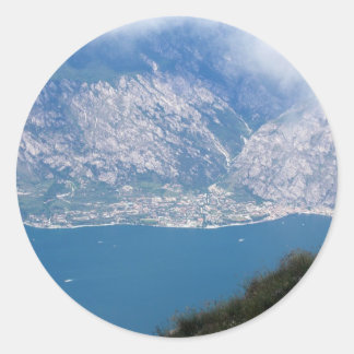 Sticker Rond Lac de Garda