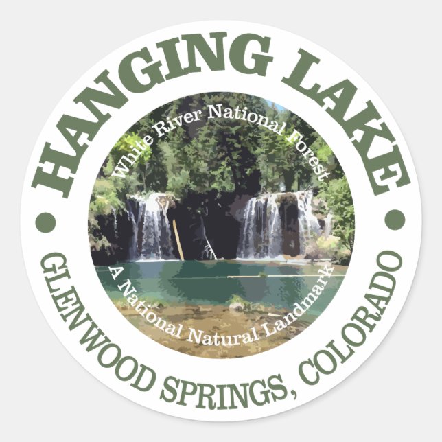 Sticker Rond Lac Hanging (Devant)
