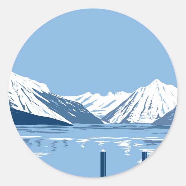 Sticker Rond Lac McDonald (Devant)