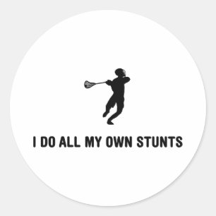 Sticker Rond Lacrosse