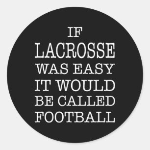 Sticker Rond Lacrosse