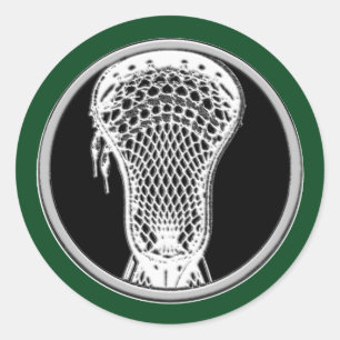 Sticker Rond Lacrosse Green