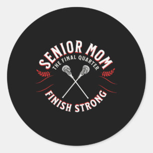 Sticker Rond Lacrosse Senior Maman