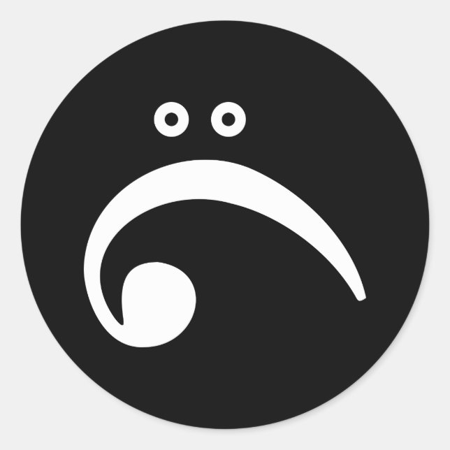 Sticker Rond Lad Bass Clef (Devant)
