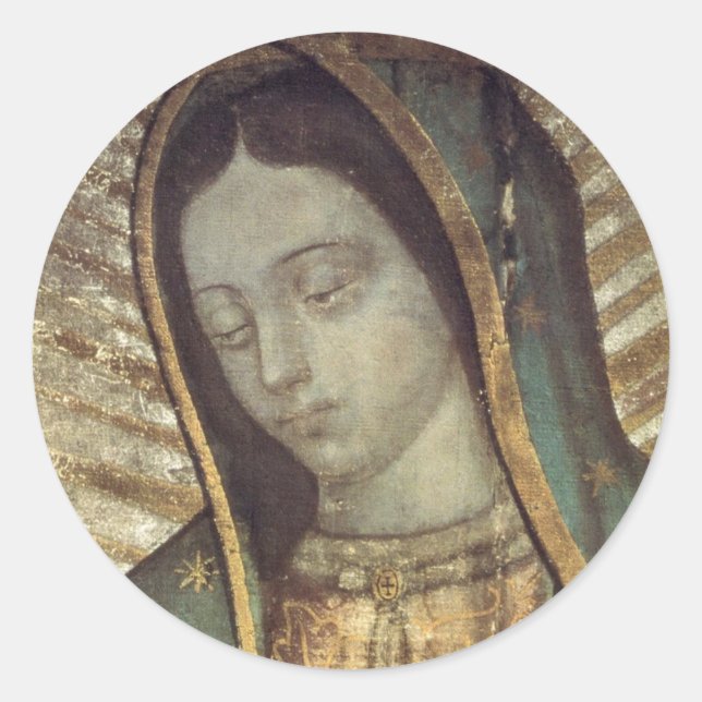 Sticker Rond Lady Guadalupe (Devant)