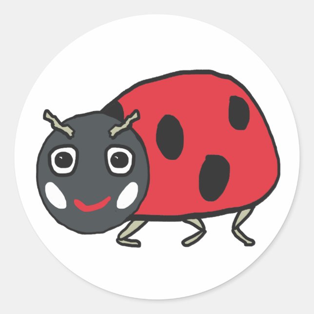 Sticker Rond Ladybird (Devant)