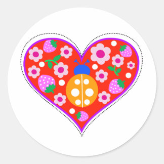 Sticker Rond ladybug, écran.ai