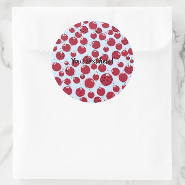 Sticker Rond Ladybug Shindig (Sac)